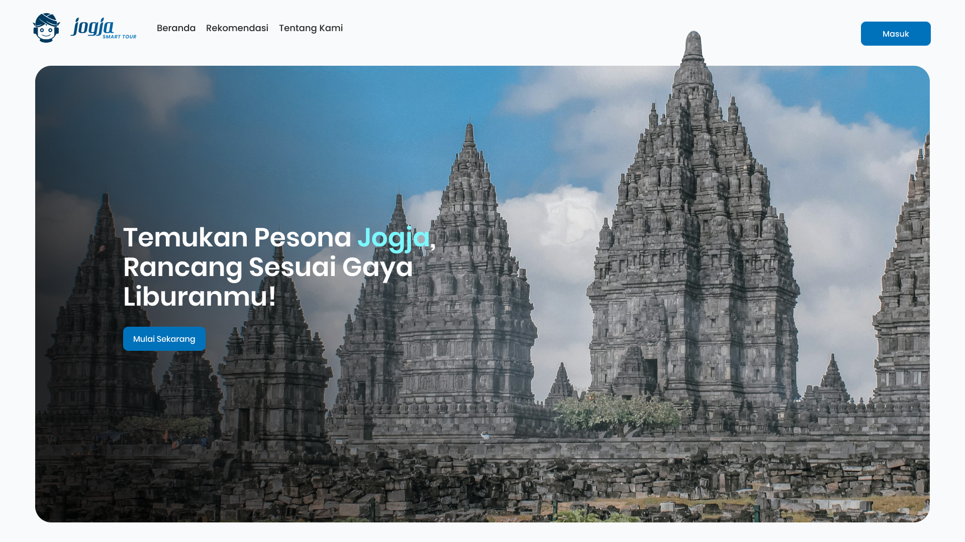 Image of project Jogja Smart Tour - AI-Powered Travel Planning Platform