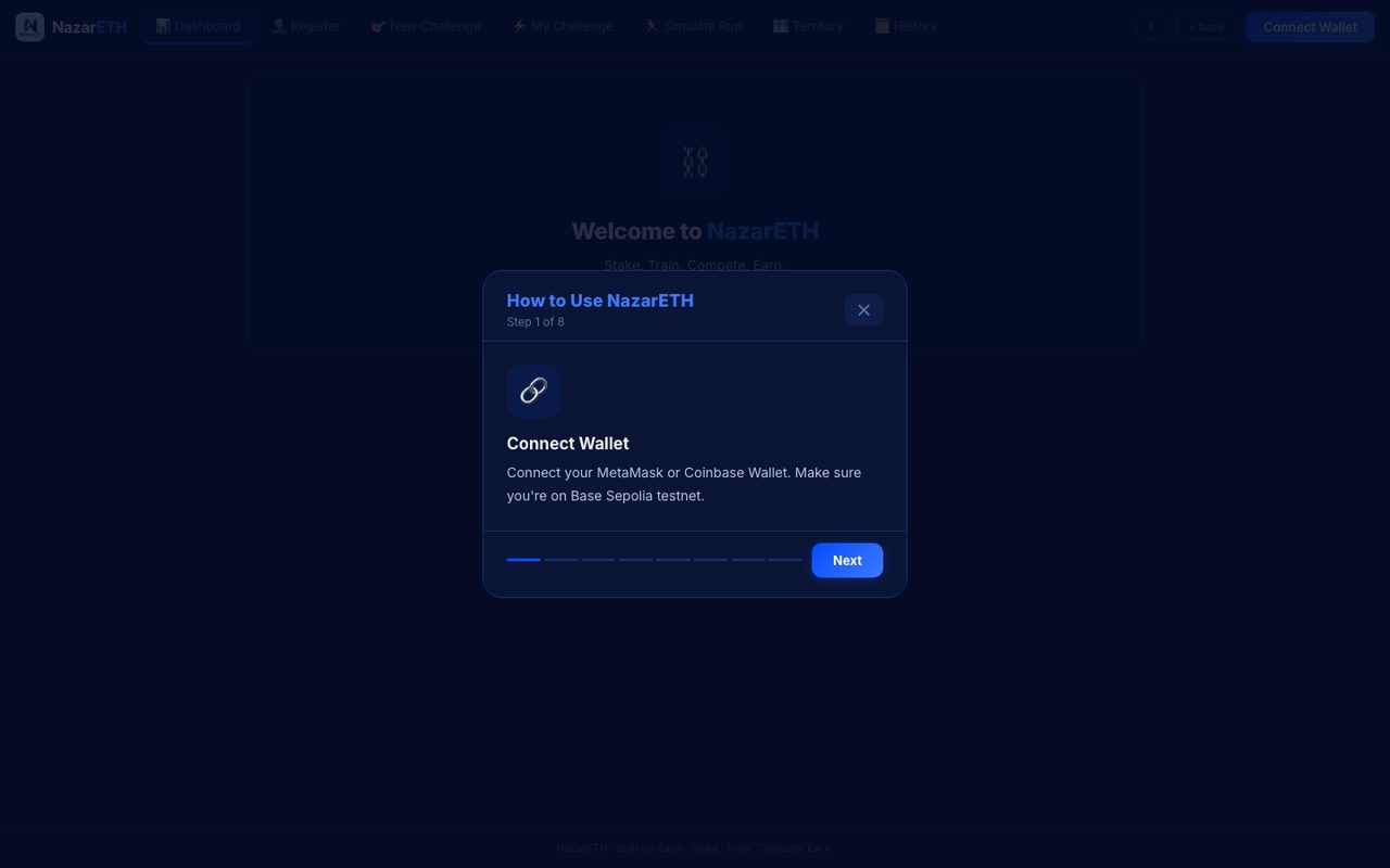 Image of project NazarETH - On-Chain Fitness Commitment Protocol