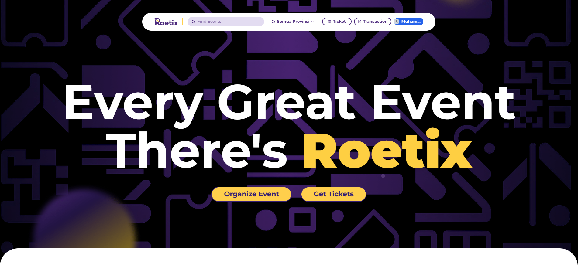 Image of project RoeTix - Event Ticketing Platform